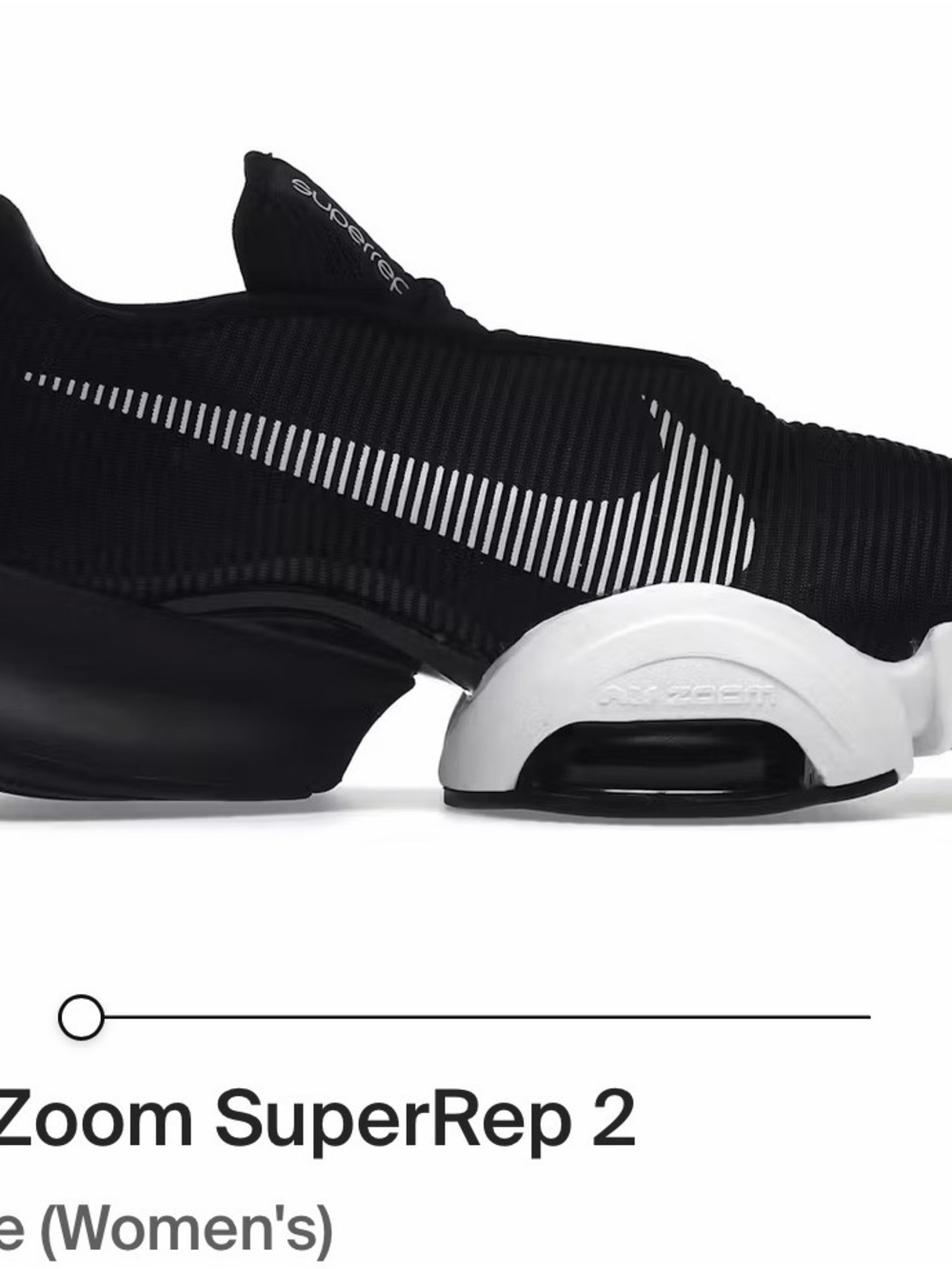 Nike Zoom SuperRep 2 Black/White Training Shoe